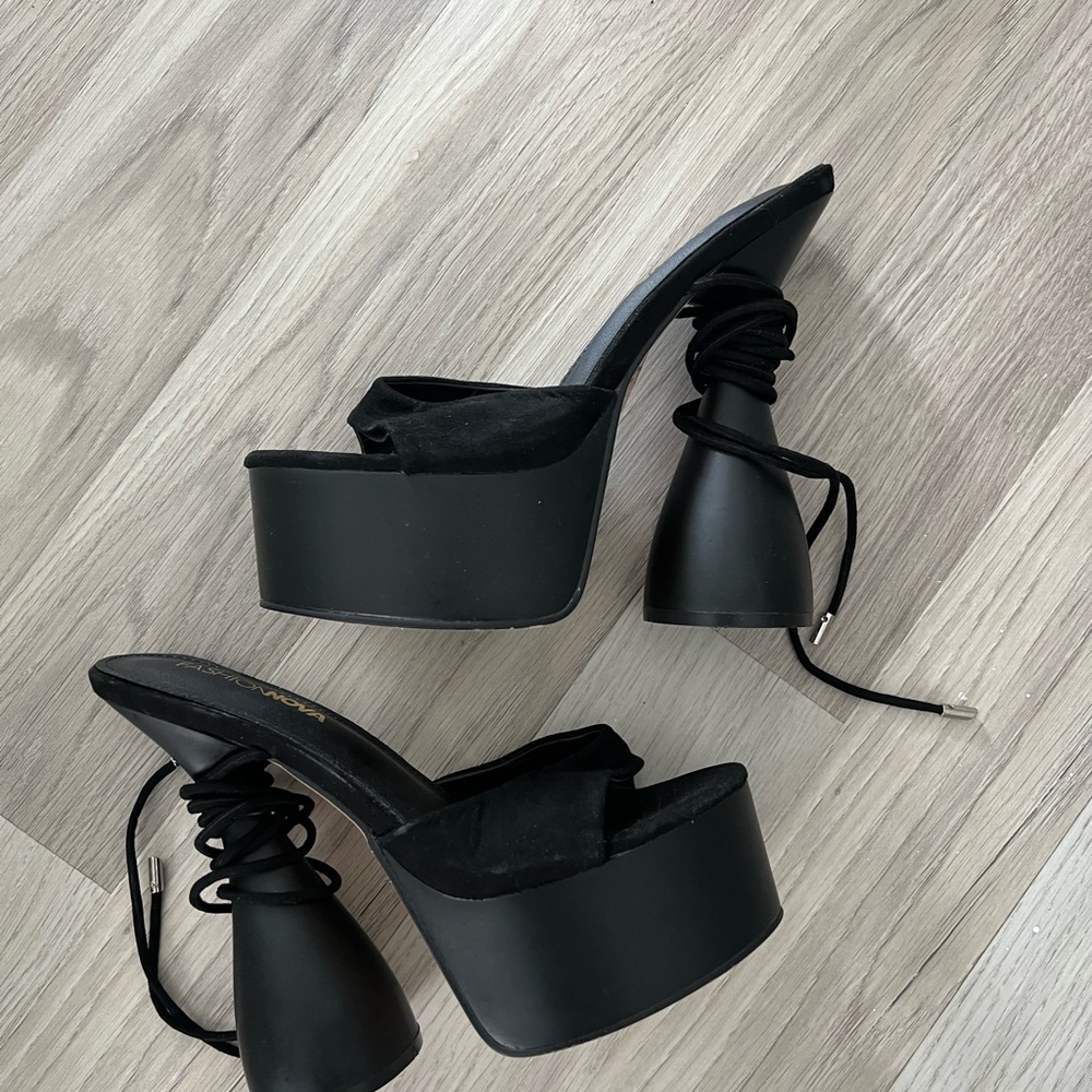 Black Platform Heels